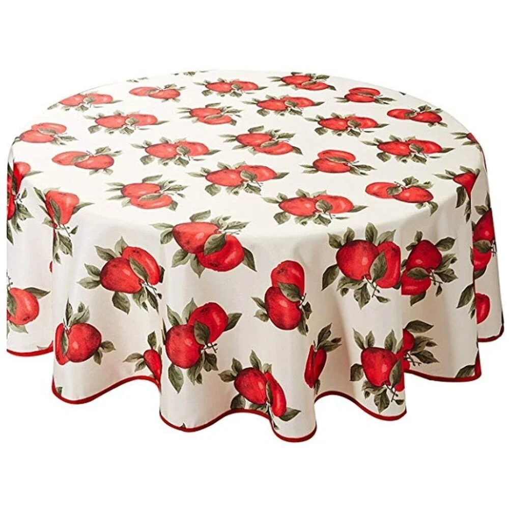 1 Printed Fabric Tablecloth, 60